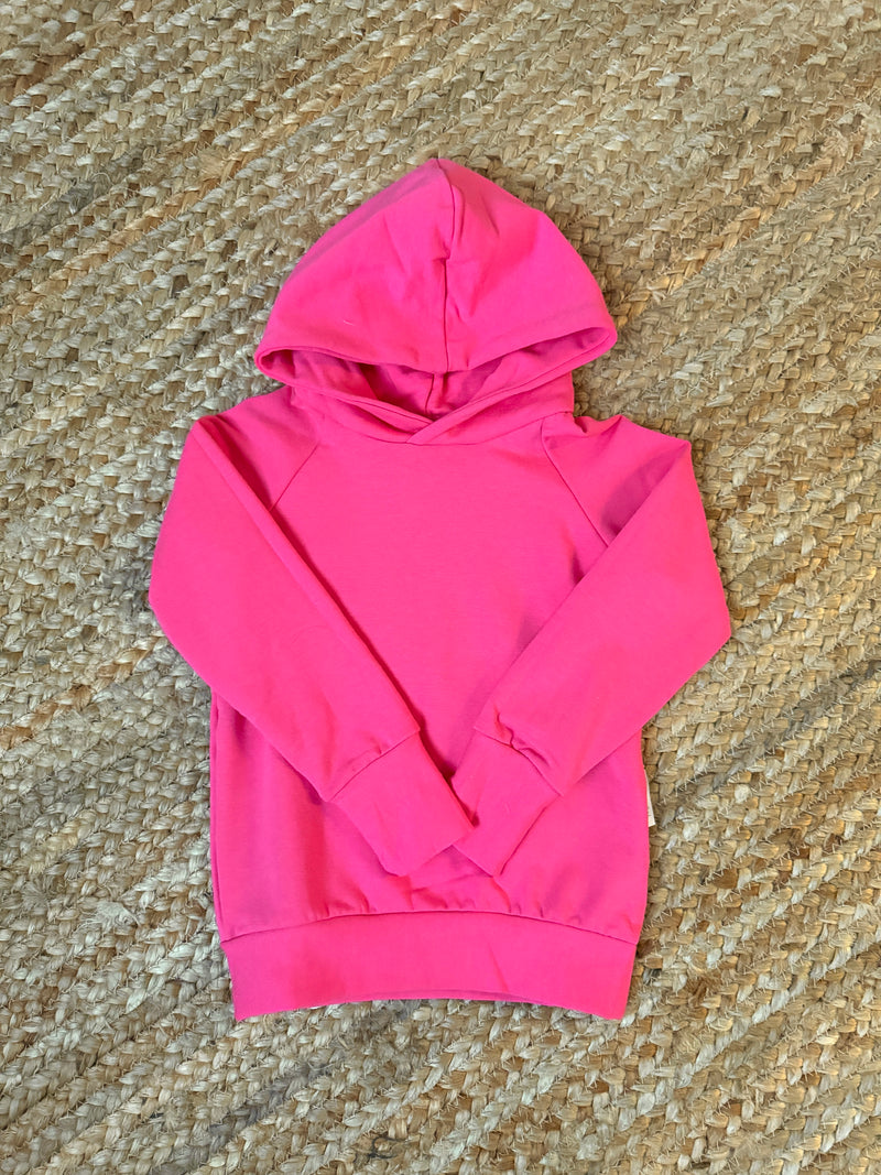 Hoodie Charlie - Bambou ouaté - Rose flash