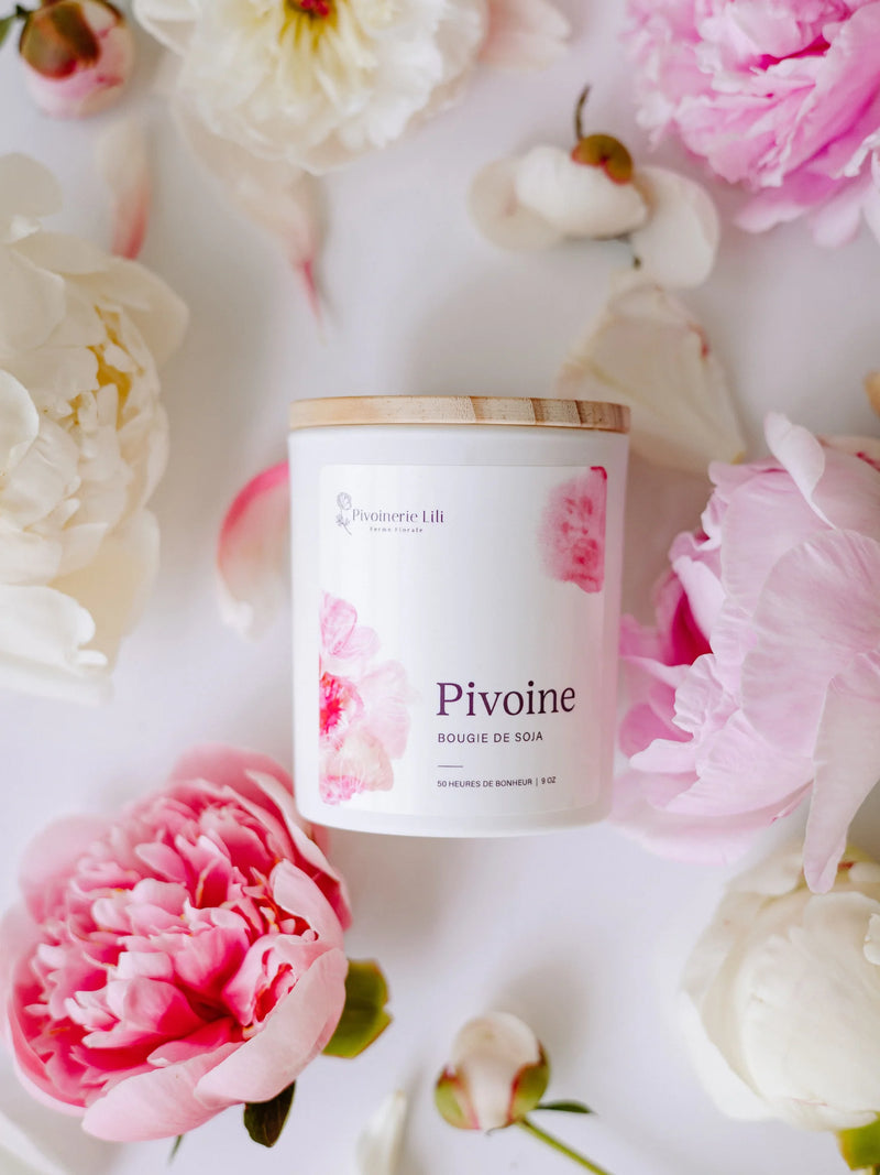 Pivoinerie Lili - Bougie - Pivoine