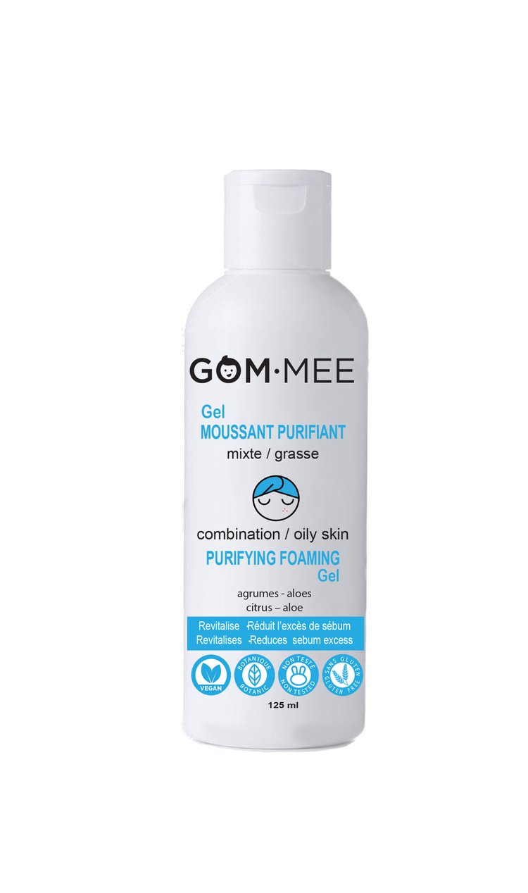 GOM-MEE - Gel nettoyant moussant purifiant (peau grasse)