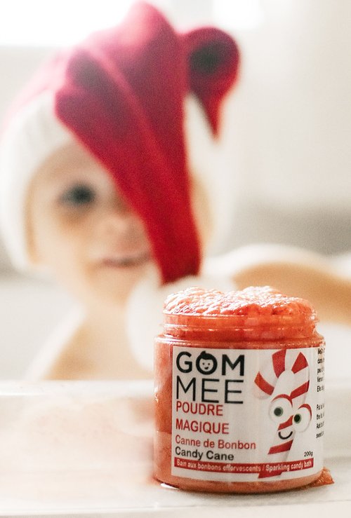 GOM-MEE - Poudre magique - Canne de Noël