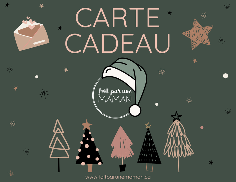 Certificat-cadeau - Fait par une maman