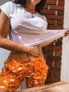 Shorts Linda - Summer Vibes fond orange